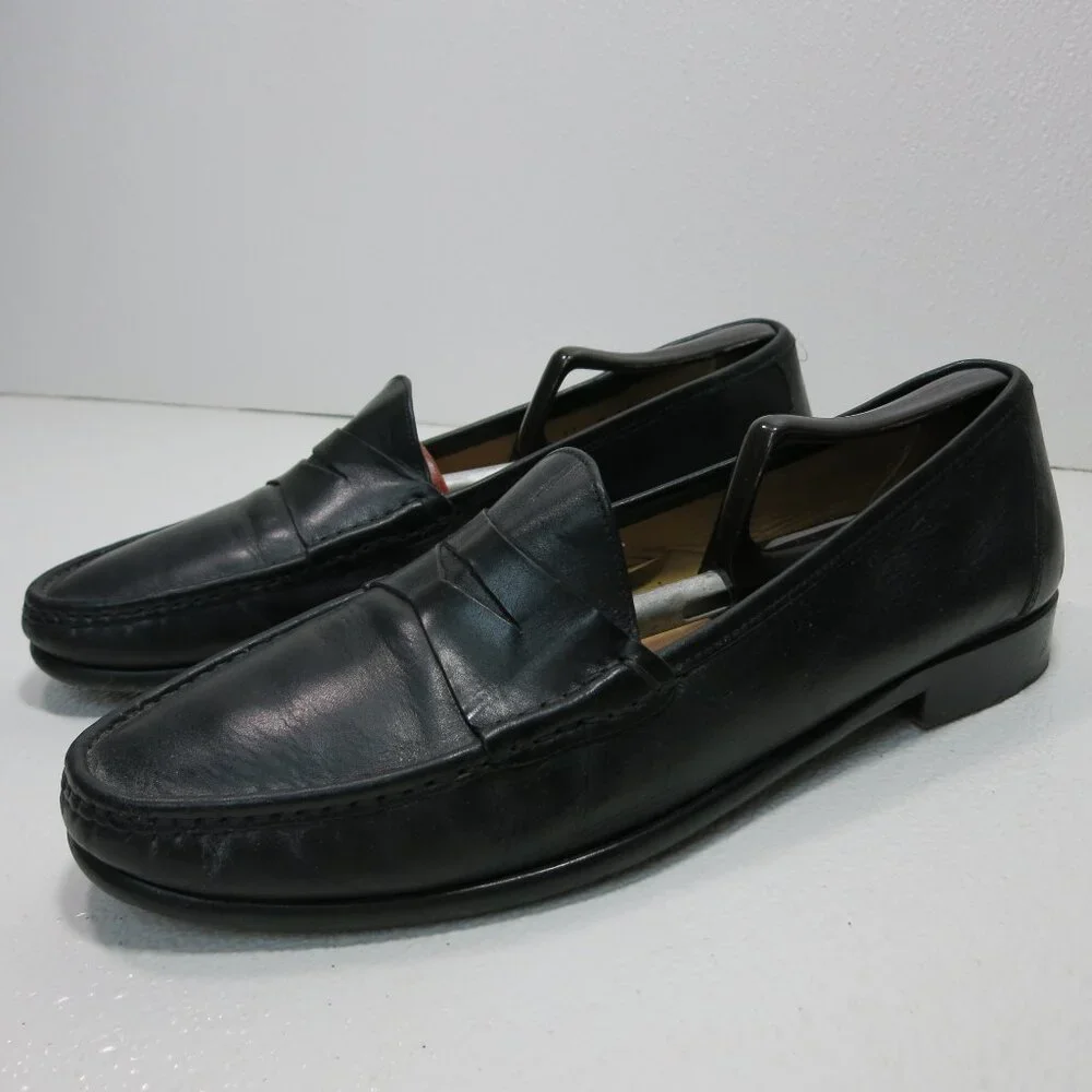Cole Haan Oil Tanned Strap Leather Dress Fashion Loafers Footwear Men's 11